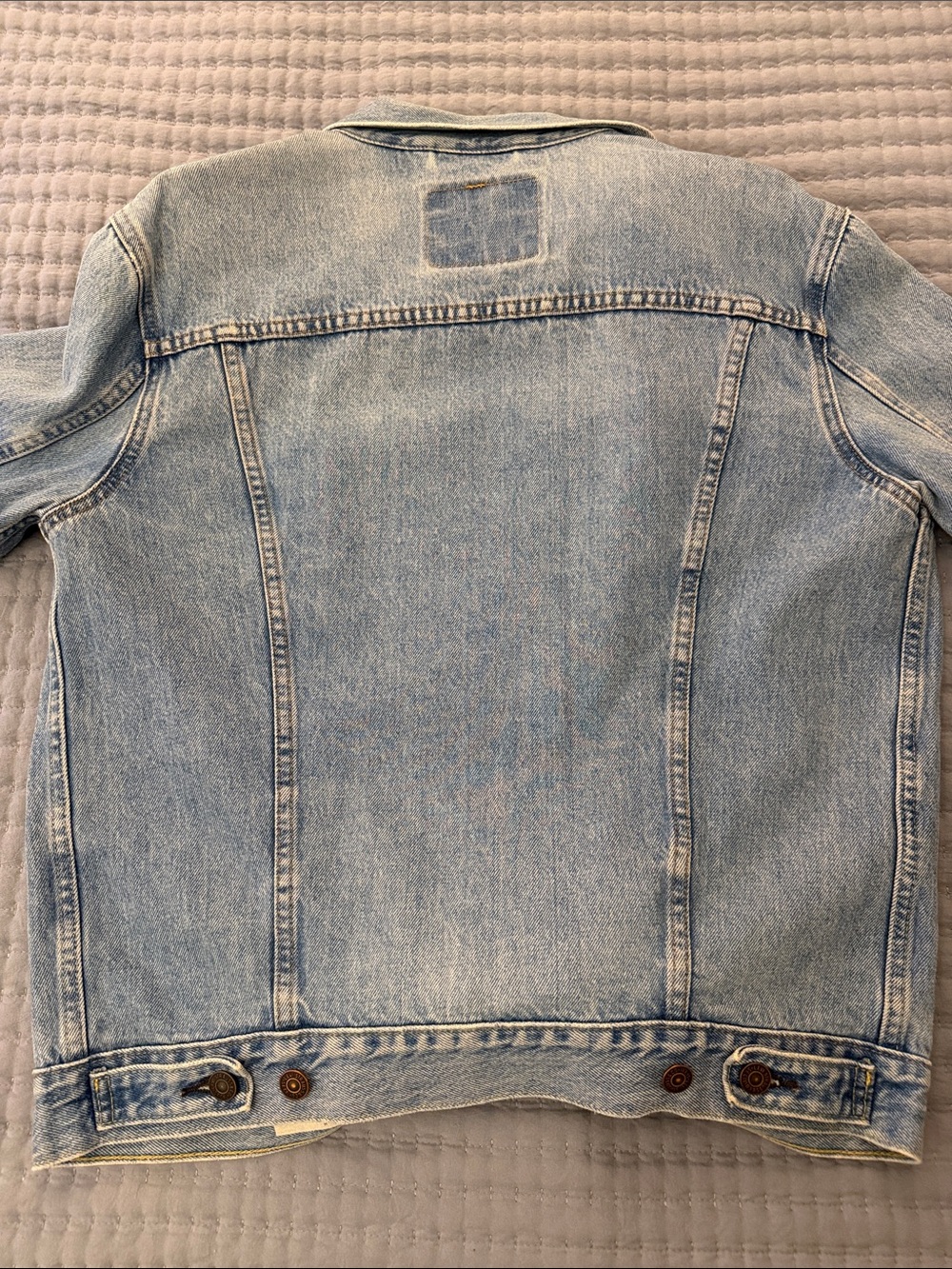 Levi's Classic Light Blue Denim Work Jacket - Picture 8 of 11